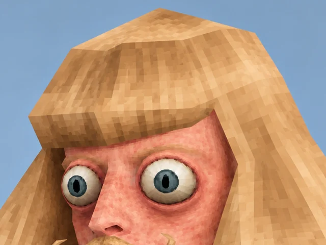 the haircut, with a small face living underneath it