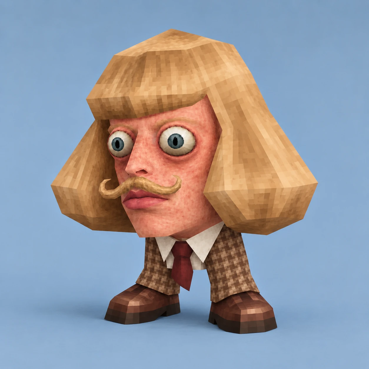 Jean Phull, mostly haircut, holding eye contact with you personally